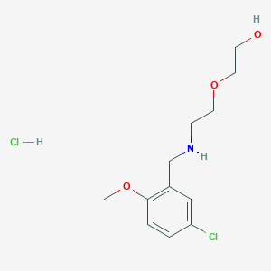 2-{2-[(5-chloro-2-methoxybenzyl)amino]ethoxy}ethanol hydrochloride