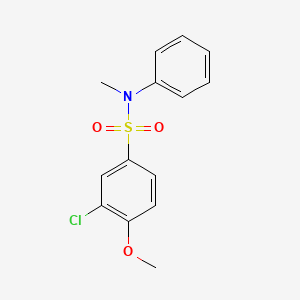 3-chloro-4-methoxy-N-methyl-N-phenylbenzenesulfonamide