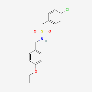 1-(4-chlorophenyl)-N-(4-ethoxybenzyl)methanesulfonamide