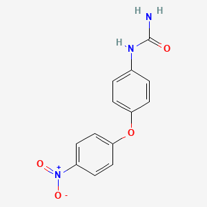 molecular formula C13H11N3O4 B4450353 N-[4-(4-nitrophenoxy)phenyl]urea 