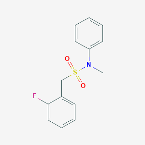 1-(2-fluorophenyl)-N-methyl-N-phenylmethanesulfonamide