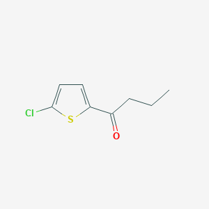 molecular formula C8H9ClOS B445036 1-(5-Chlorothiophen-2-yl)butan-1-one CAS No. 32427-77-3