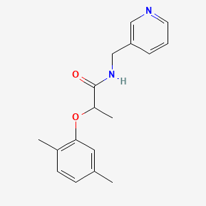 2-(2,5-dimethylphenoxy)-N-(3-pyridinylmethyl)propanamide