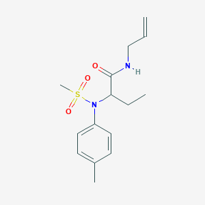 N-allyl-2-[(4-methylphenyl)(methylsulfonyl)amino]butanamide