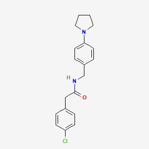 2-(4-chlorophenyl)-N-[4-(1-pyrrolidinyl)benzyl]acetamide