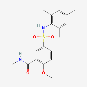 5-[(mesitylamino)sulfonyl]-2-methoxy-N-methylbenzamide