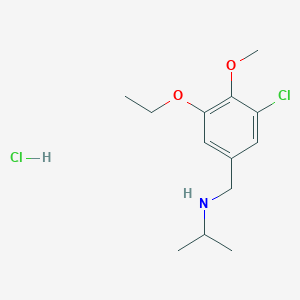 N-(3-chloro-5-ethoxy-4-methoxybenzyl)propan-2-amine hydrochloride