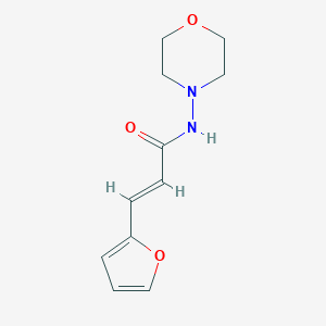 molecular formula C11H14N2O3 B445051 3-(2-furyl)-N-(4-morpholinyl)acrylamide 