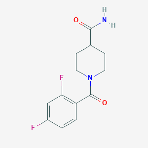 molecular formula C13H14F2N2O2 B4450560 1-(2,4-difluorobenzoyl)-4-piperidinecarboxamide 