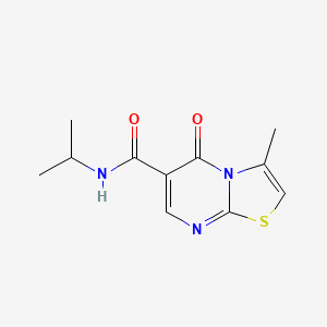 N-isopropyl-3-methyl-5-oxo-5H-[1,3]thiazolo[3,2-a]pyrimidine-6-carboxamide