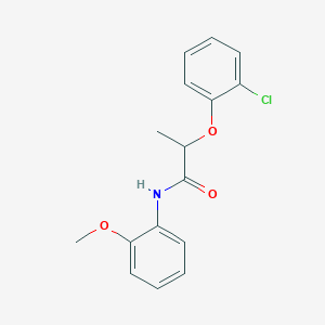 2-(2-chlorophenoxy)-N-(2-methoxyphenyl)propanamide