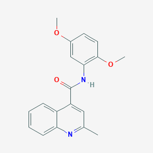 N-(2,5-dimethoxyphenyl)-2-methyl-4-quinolinecarboxamide