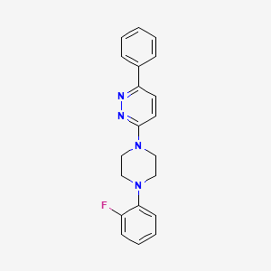 3-[4-(2-fluorophenyl)-1-piperazinyl]-6-phenylpyridazine