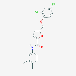 5-[(2,4-dichlorophenoxy)methyl]-N-(3,4-dimethylphenyl)-2-furamide