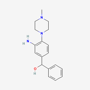 [3-amino-4-(4-methyl-1-piperazinyl)phenyl](phenyl)methanol