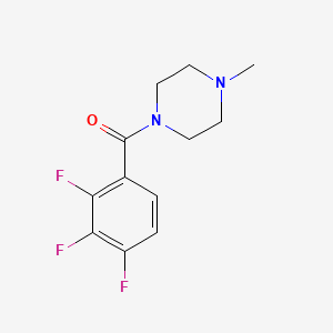 molecular formula C12H13F3N2O B4450849 1-methyl-4-(2,3,4-trifluorobenzoyl)piperazine 