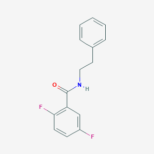 2,5-difluoro-N-(2-phenylethyl)benzamide