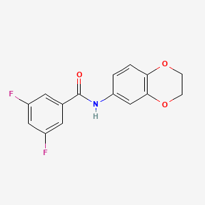 N-(2,3-dihydro-1,4-benzodioxin-6-yl)-3,5-difluorobenzamide