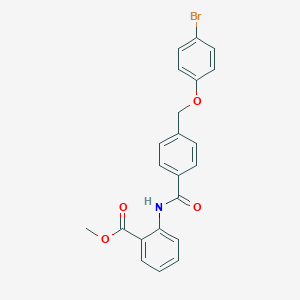 Methyl 2-({4-[(4-bromophenoxy)methyl]benzoyl}amino)benzoate