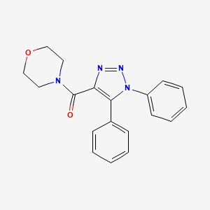 4-[(1,5-diphenyl-1H-1,2,3-triazol-4-yl)carbonyl]morpholine