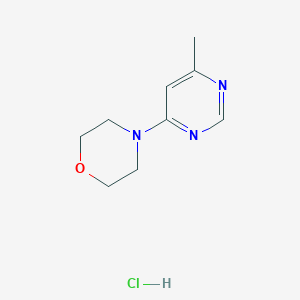 molecular formula C9H14ClN3O B4451099 4-(6-methyl-4-pyrimidinyl)morpholine hydrochloride 