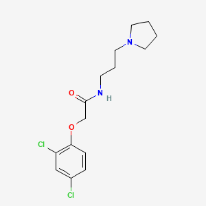 molecular formula C15H20Cl2N2O2 B4451130 2-(2,4-dichlorophenoxy)-N-[3-(1-pyrrolidinyl)propyl]acetamide 