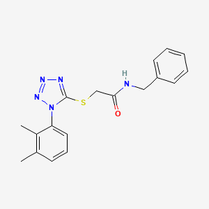 N-benzyl-2-{[1-(2,3-dimethylphenyl)-1H-tetrazol-5-yl]thio}acetamide