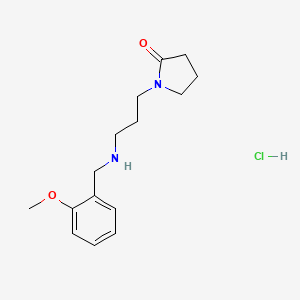 1-{3-[(2-methoxybenzyl)amino]propyl}-2-pyrrolidinone hydrochloride