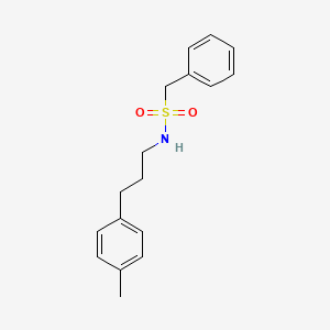 N-[3-(4-methylphenyl)propyl]-1-phenylmethanesulfonamide