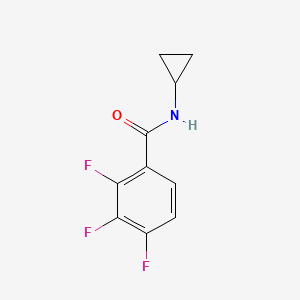 molecular formula C10H8F3NO B4451328 N-cyclopropyl-2,3,4-trifluorobenzamide 