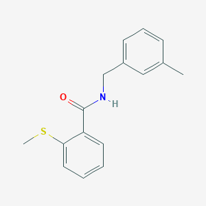 N-(3-methylbenzyl)-2-(methylthio)benzamide