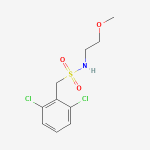 molecular formula C10H13Cl2NO3S B4451424 1-(2,6-dichlorophenyl)-N-(2-methoxyethyl)methanesulfonamide 