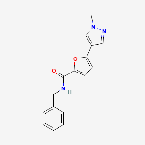 N-benzyl-5-(1-methyl-1H-pyrazol-4-yl)-2-furamide