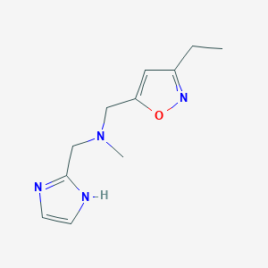 1-(3-ethylisoxazol-5-yl)-N-(1H-imidazol-2-ylmethyl)-N-methylmethanamine