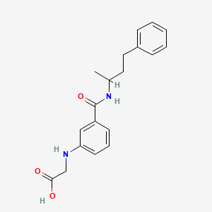 molecular formula C19H22N2O3 B4451596 [(3-{[(1-methyl-3-phenylpropyl)amino]carbonyl}phenyl)amino]acetic acid 