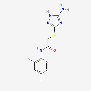 2-[(5-amino-1H-1,2,4-triazol-3-yl)thio]-N-(2,4-dimethylphenyl)acetamide