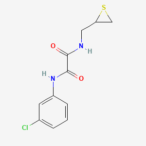 N-(3-chlorophenyl)-N'-(2-thiiranylmethyl)ethanediamide