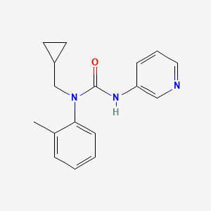 N-(cyclopropylmethyl)-N-(2-methylphenyl)-N'-3-pyridinylurea