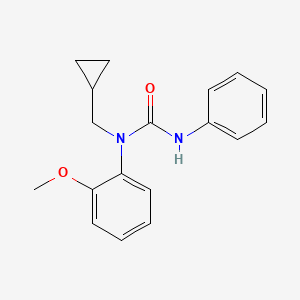 1-(Cyclopropylmethyl)-1-(2-methoxyphenyl)-3-phenylurea