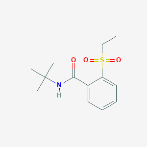 molecular formula C13H19NO3S B4451956 N-(tert-butyl)-2-(ethylsulfonyl)benzamide 