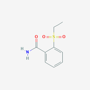 molecular formula C9H11NO3S B4451960 2-(乙基磺酰基)苯甲酰胺 