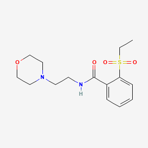 2-(ethylsulfonyl)-N-[2-(4-morpholinyl)ethyl]benzamide