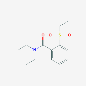 molecular formula C13H19NO3S B4451979 N,N-diethyl-2-(ethylsulfonyl)benzamide 