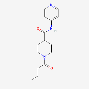 1-butyryl-N-4-pyridinyl-4-piperidinecarboxamide