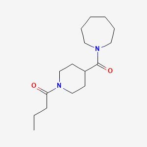 1-[(1-butyryl-4-piperidinyl)carbonyl]azepane