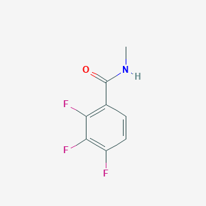 molecular formula C8H6F3NO B4452209 2,3,4-trifluoro-N-methylbenzamide 