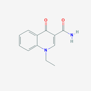 molecular formula C12H12N2O2 B4452218 1-ethyl-4-oxo-1,4-dihydro-3-quinolinecarboxamide 