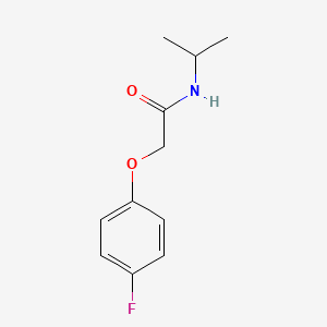 molecular formula C11H14FNO2 B4452270 2-(4-fluorophenoxy)-N-isopropylacetamide 