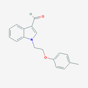 molecular formula C18H17NO2 B445228 1-[2-(4-methylphenoxy)ethyl]-1H-indole-3-carbaldehyde CAS No. 333412-99-0