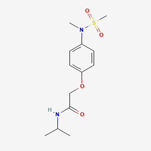 N-isopropyl-2-{4-[methyl(methylsulfonyl)amino]phenoxy}acetamide